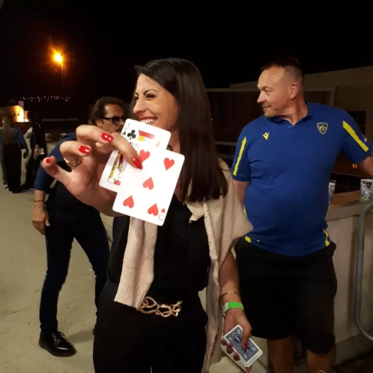 Magicien soirée ASM rugby Toulon, Toulon, Magicien Fred Fourvel